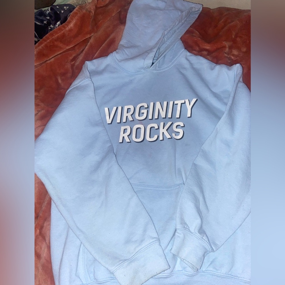 Virginity rocks hoodie